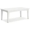 Ashley Furniture P111-701 Ashley Furniture P111-701 Hyland Wave - Rectangular Cocktail Table - White