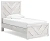 Ashley Furniture B3788B6 Ashley Furniture B3788B6 Cayboni - Twin Panel Bed - Whitewash