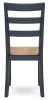 Ashley Furniture D399-01 Ashley Furniture D399-01 Gesthaven - Dining Room Side Chair (Set of 2) - Natural / Blue