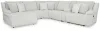 Ashley Furniture 92706S2 Ashley Furniture 92706S2 Top Tier - 6-Piece Reclining Sectional With Laf Chaise - Alloy