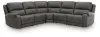 Ashley Furniture PCU12600S9 Ashley Furniture PCU12600S9 5Z - Pittson - 5-Piece Power Reclining Sectional With 2 Power Armless Recliners - Anchor