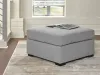 Ashley Furniture PC2080408 UrbanCrest - Oversized Accent Ottoman - Pewter