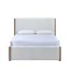 New Classic 00-B2123-100 Anika - 6/6 Eastern King Bed Only - White / Natural