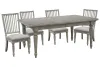Pulaski Furniture P091240-KIT1 Madison Ridge - Extendable Leg Dining Table With 4 Side Chairs - Bluff Gray