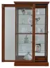Pulaski Furniture 20485 Pulaski Furniture 20485 PFC Curios - Lighted Sliding Door 5 Shelf Curio Cabinet - Cherry Brown