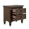 Liberty Furniture 615-BR61 Liberty Furniture 615-BR61 Americana Farmhouse - 2 Drawer Nightstand With Charging Station - Dusty Taupe