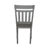 Liberty Furniture 131-C6501S Newport - Splat Back Side Chair - Smokey Gray / Carbon Gray