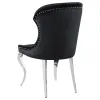 Coaster Fine Furniture 190742 Cheyanne - Upholstered Dining Side Chair (Set of 2) - Black