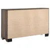 CoasterEveryday 204193 Kauffman - 6-Drawer Dresser - Washed Taupe