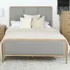 CoasterElevations 224301Q Arini - Upholstered Queen Panel Bed Sand - Wash And Gray