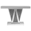 CoasterEssence 951786 Crocus - Rectangular Mirrored Entryway Console Table - Silver