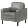 Coaster Fine Furniture 508367 Ruth - Upholstered Track Arm Accent Chair - Gray