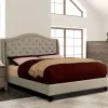 Furniture of America CM7160CK-BED-VN Carly - California King Bed - Warm Gray