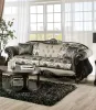 Furniture of America SM6449-SF Crespignano - Sofa - Black / Gray