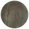 Coaster Fine Furniture 710137 Kinkaid - Round Solid Mango Wood End Table - Brown