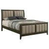 Coaster Fine Furniture 224421Q Wilkes - Upholstered Queen Bed - Dark Cocoa