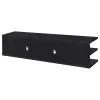 Coaster Fine Furniture 710533 Cartmill - 2-Tier TV Stand Media Console - Black