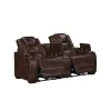New Classic U5483-25-BRN New Classic U5483-25-BRN Chester - Reclining Console Loveseat - Brown