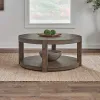 Liberty Furniture 449-OT1011 Broadmore - Round Cocktail Table - Cobblestone Brown