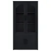 Coaster Fine Furniture 950432 Riva - 4-Door Tall Accent Display Cabinet LED Lighting - Black