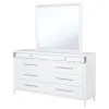 Coaster Fine Furniture 225073M Gracemont - 8-Drawer Bedroom Dresser With Mirror - White
