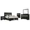 Coaster Fine Furniture 206360KE-S5N Miranda - 5-Piece Eastern King Bedroom Set - White