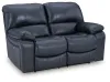 Ashley Furniture U43809/87/74 Ashley Furniture U43809/87/74 Leesworth - 2 Pc. - Power Reclining Sofa, Power Reclining Loveseat - Ocean