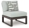 Ashley Furniture P490P1 Ashley Furniture P490P1 Beachloft - 6-Piece Outdoor Sectional - Black / Gray