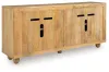 Ashley Furniture A4000684 Niam - Accent Cabinet - Light Antique Beige