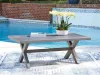 Ashley Furniture PCP418-701 Half Moon Beach - Rectangular Cocktail Table - Gray