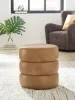 Ashley Furniture A3000791 Ummi - Swivel Accent Ottoman - Caramel