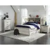Samuel Lawrence Furniture S466-BR-K3 Riverwood - Twin Bed with Bookcase Headboard