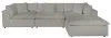 Jackson Furniture Industries 4445/31/59/28/4-26 Jackson Furniture Industries 4445/31/59/28/4-26 Posh - 4 Piece Modular Sectional With 1 Armless, 2 Corners, 1 Cocktail Ottoman - Dove
