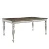 Liberty Furniture 244-DR-O5RLS Liberty Furniture 244-DR-O5RLS Magnolia Manor - 5 Piece Rectangular Table Set (Shaped Back Chairs) - Antique White