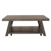 Liberty Furniture 406-OT1014 Modern Farmhouse - Oversized Square Cocktail Table - Dusty Charcoal