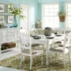 Liberty Furniture 607-CD-5RLS Liberty Furniture 607-CD-5RLS Summer House - 5 Piece Rectangular Table Set - Oyster White