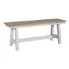 Liberty Furniture 62WH-C9000B Liberty Furniture 62WH-C9000B Lindsey Farm - Backless Bench - Weathered White & Sandstone