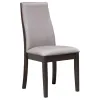 CoasterEssence 106583 Spring Creek - Upholstered Dining Chair (Set of 2) - Taupe