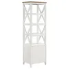 Coaster Fine Furniture 708254 Hollis - 4-Shelf Wood Media Tower With Drawers - Brown And White