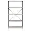 CoasterEveryday 801546 Analiese - 4-Shelf Bookshelf - Gray Driftwood