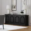 Coaster Fine Furniture 115535 Florence - 4 Door Dining Sideboard Buffet - Distressed Black