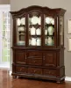 Furniture of America CM3350HB-SET Alpena - Hutch & Buffet - Brown Cherry