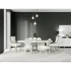 Riverside Furniture 82559 Hepburn - Upholstered Host Chair (Set of 2) - White