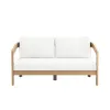 New Classic G5511-22-WHT Wesley - Patio Loveseat With Cushions - White