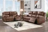 New Classic 22-5985B-2PM New Classic 22-5985B-2PM Ryland - P1 2 Piece Sofa & Loveseat Power Footrest - Brown