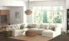 Jackson Furniture Industries 2235/36/31/59/76-16 Jackson Furniture Industries 2235/36/31/59/76-16 Ritzy - 6 Piece Modular Sectional (RSF Chaise) - Bone