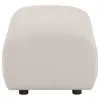 Coaster Fine Furniture 504958 Burnett - Chenille Upholstered Ottoman - Ivory