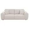 Coaster Fine Furniture 504955 Burnett - Chenille Upholstered Wide Arm Sofa - Ivory