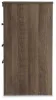 Ashley Furniture B251-92 Juararo - Two Drawer Night Stand - Dark Brown