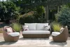 Ashley Furniture PCP503-070 Double Point - Loveseat, Swivel Chairs Set (Set of 3) - Beige